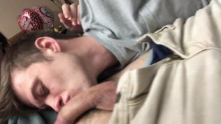 Pleasuring My Hung Boyfriend and Swallowing His Load